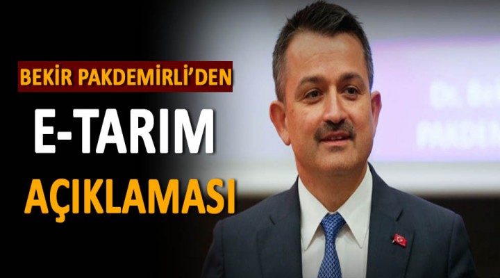 E-Tarım portalı nasıl bir hizmet sunacak