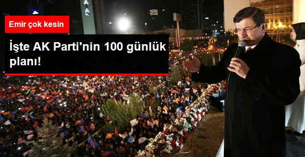 AK Parti\'nin 100 Gün Hedefi