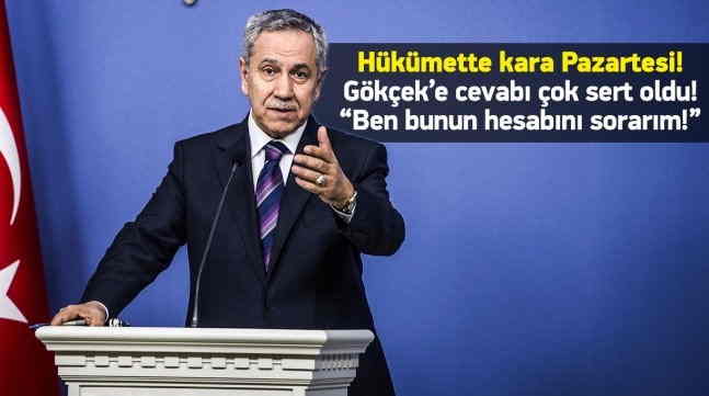 Arınç'tan Urfalı Başkan'a sert cevap!