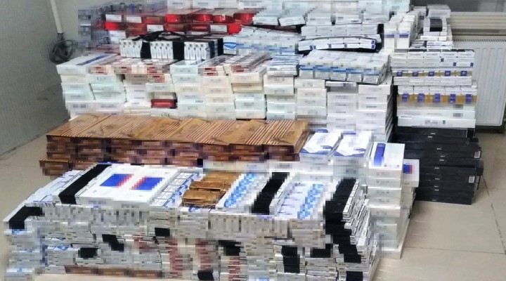 Ceylanpınar'da 7 bin 900 paket kaçak sigara ele geçti