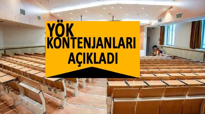 Hangi bölüm kaç öğrenci alacak