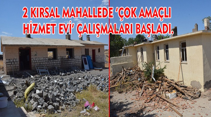 Siverek’te ‘Çok Amaçlı Hizmet Evi’ çalışmaları başladı