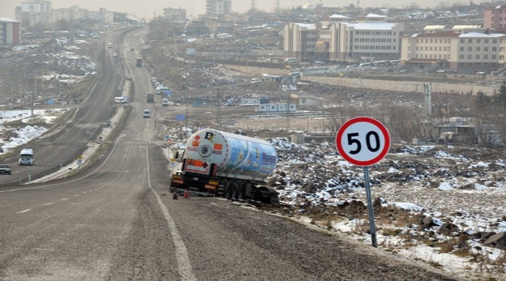 LPG tankeri kaza yaptı