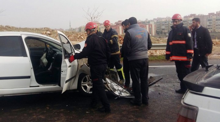 Urfa'da trafik kazası :1 yaralı