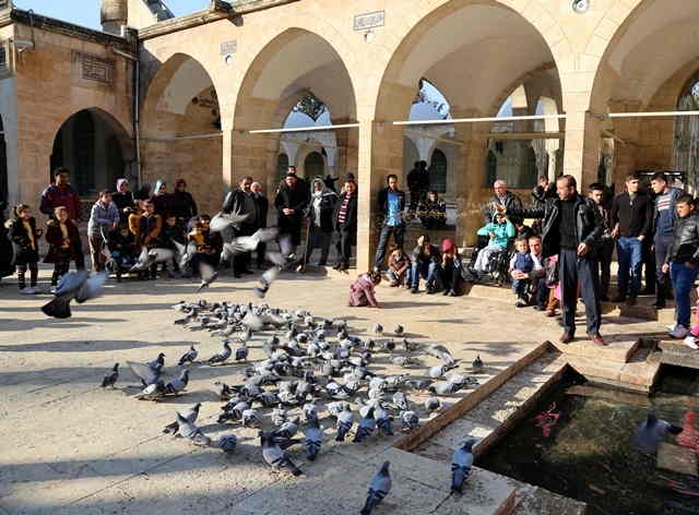 Balıklıgöl\'de ziyaretçi yoğunluğu