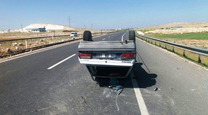 Şanlıurfa'da otomobil devrildi: 3 yaralı