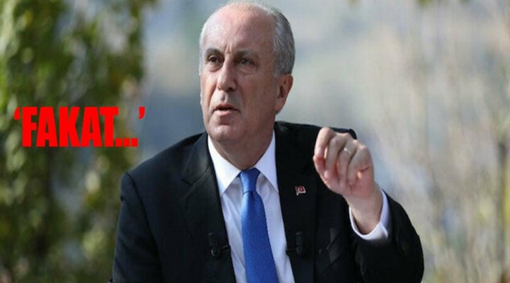 Muharrem İnce: Parti kurmuyorum