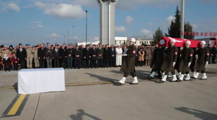 Şehit Kaya'nın cenazesi memleketine uğurlandı