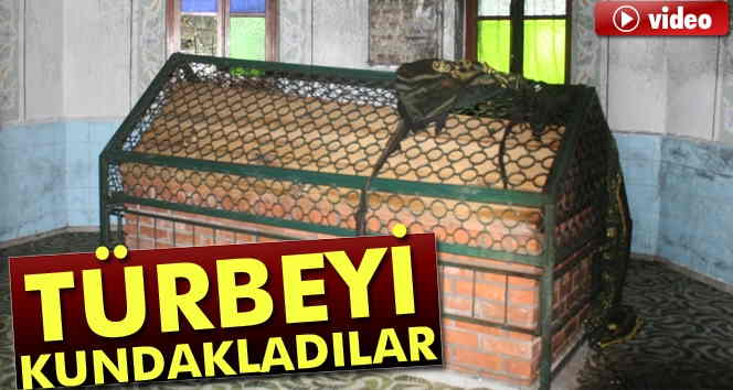 Bir eksikti! Turbeyi kundakladilar