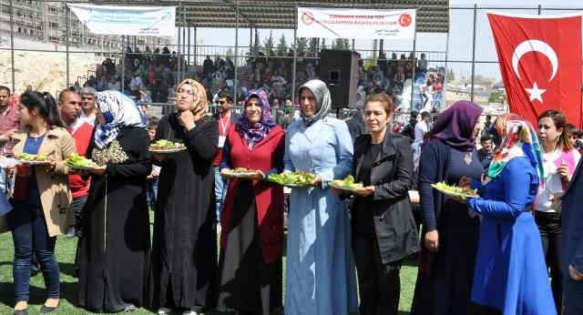 Bozova  1. Urfa çiğköfte şenliği yapıldı