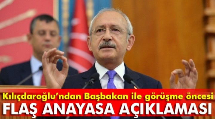 Kemal Kılıçdaroğlu'ndan 'anayasa' açıklaması