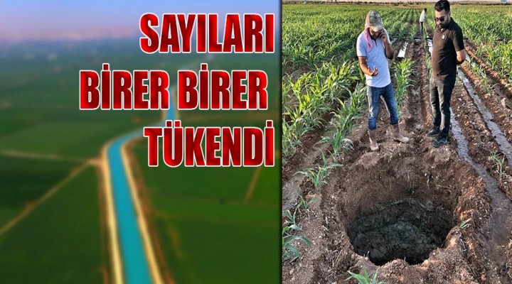 Deprem sonrası doğal kuyular çöktü