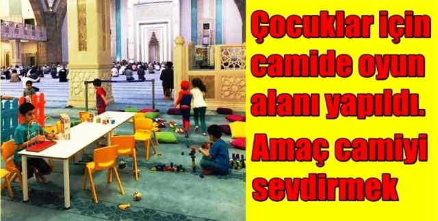 Camideki oyun alanları çocuklardan ilgi görüyor