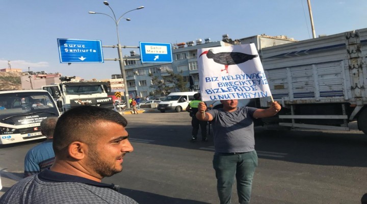 Birecik'te esnaftan eylem! "Biz kelaynağız..."