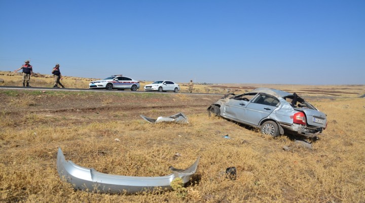 Şanlıurfa'da otomobil devrildi: 3 yaralı