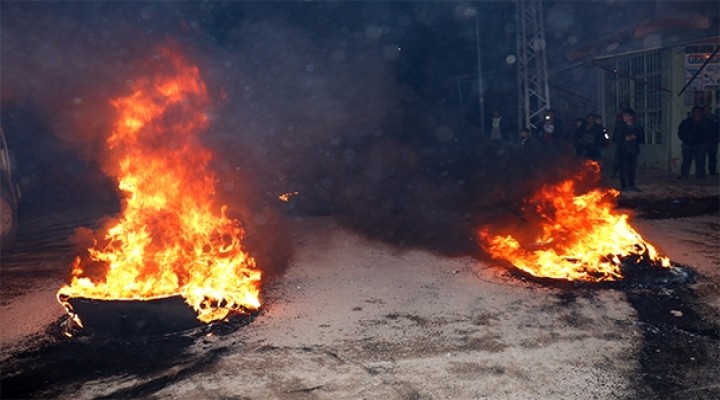 Eyyübiye’de kesintiler protesto edildi