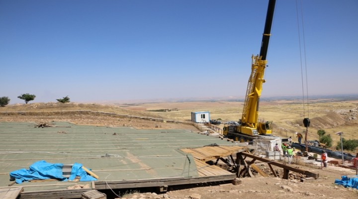 Göbeklitepe'deki çatı koruma çalışmaları