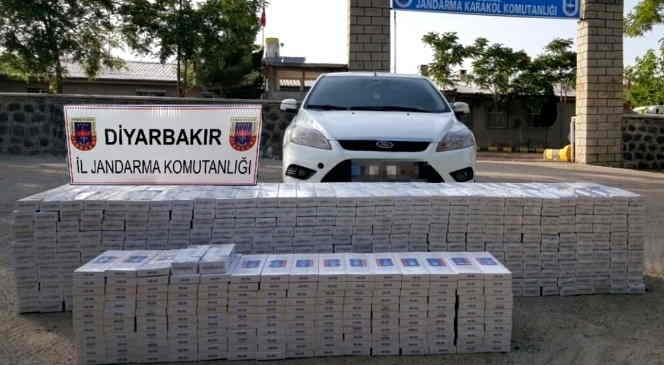 Diyarbakır’da 13 bin 500 paket kaçak sigara ele geçirildi