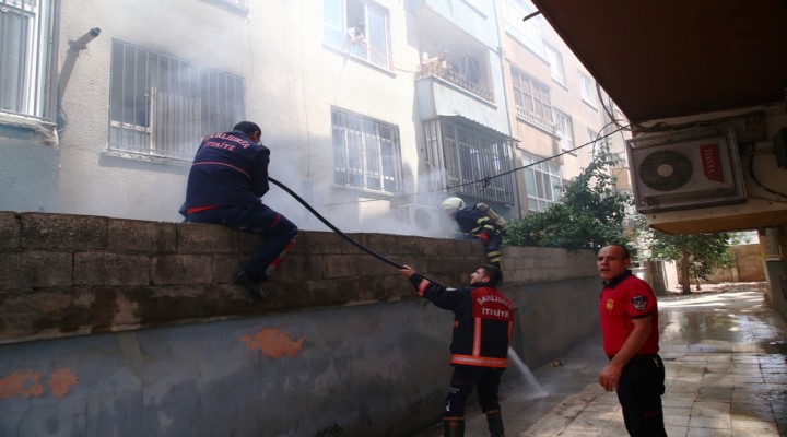 Şanlıurfa'da ev yangını