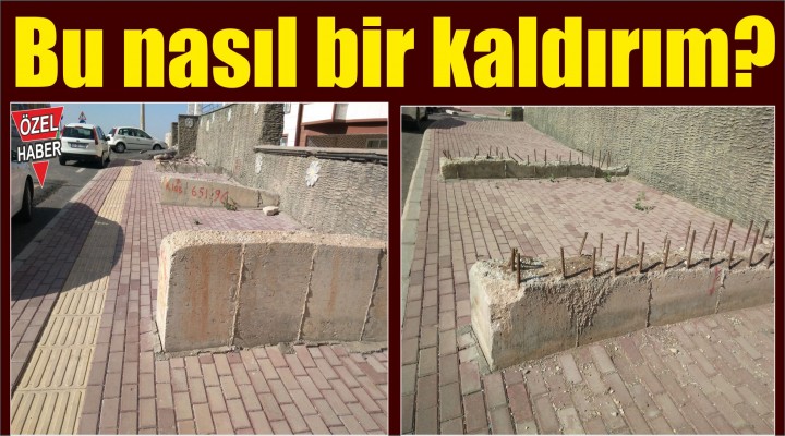 Bu nasıl bir kaldırım?