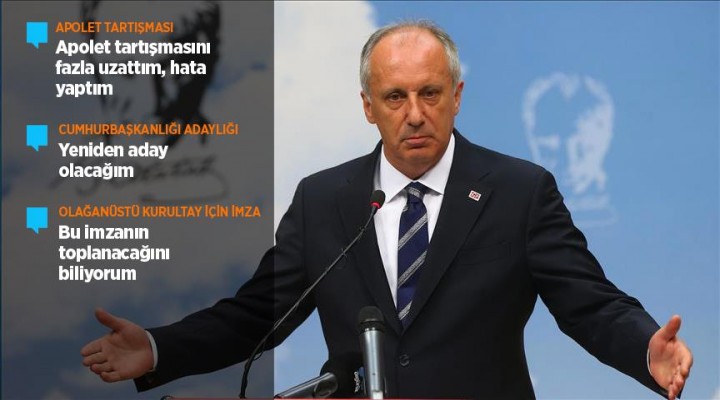 Muharrem İnce seçim sonuçlarını değerlendirdi