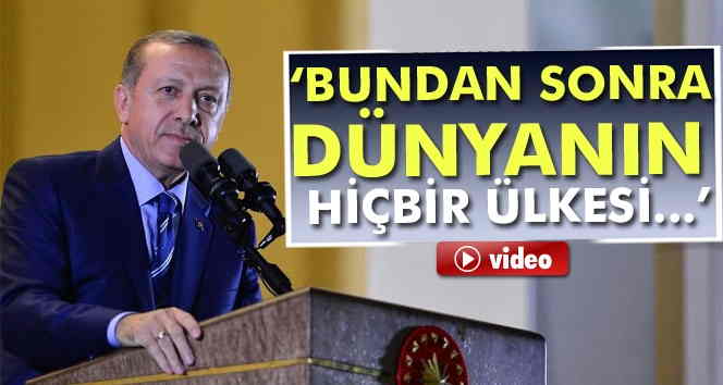 Erdoğan çok sert konuştu