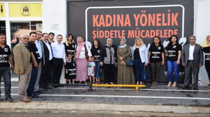 Viranşehir'de 'kadına şiddete' farklı tepki!