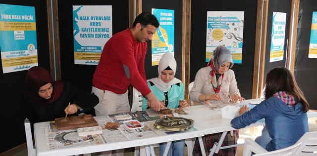 Haliliye belediyesi’nden alçı rölyef kursu