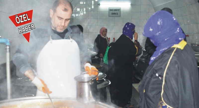 Her gün bin aileye sıcak yemek veriyor