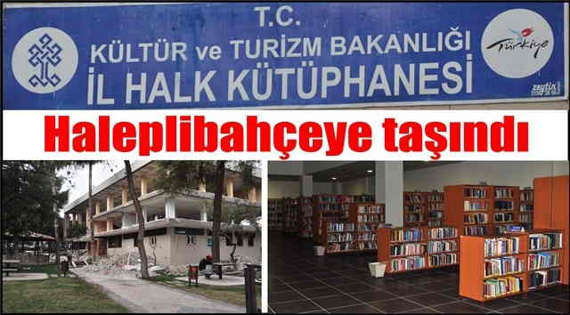 İl Halk Kütüphanesi Yeni Yerine Taşındı