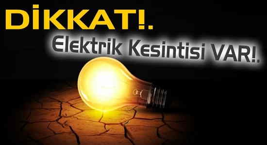 Karaköprülüler dikkat! elektrikler kesilecek