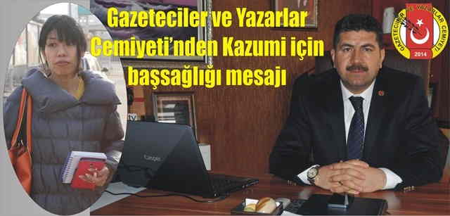 Kazumi’ye başsağlığı mesajı