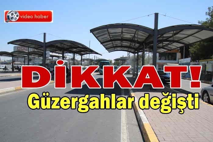 Kent içi ulaşımda güzergah değişikliği