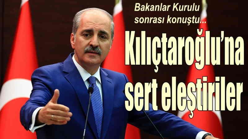 Kurtulmuş\'tan Kılıçdaroğlu\'na Sert Eleştiriler