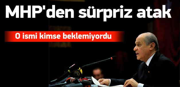 MHP seçime sürpriz isimlerle giriyor