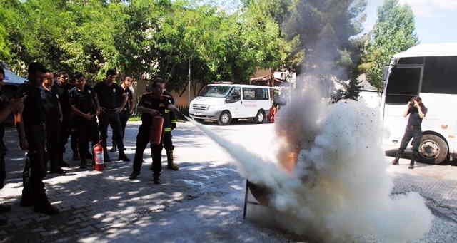 Şanlıurfa polisine yangın eğitimi