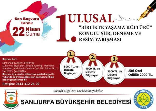 Şanlıurfa\'da \"Birlikte Yaşama Kültürü\" yarışması