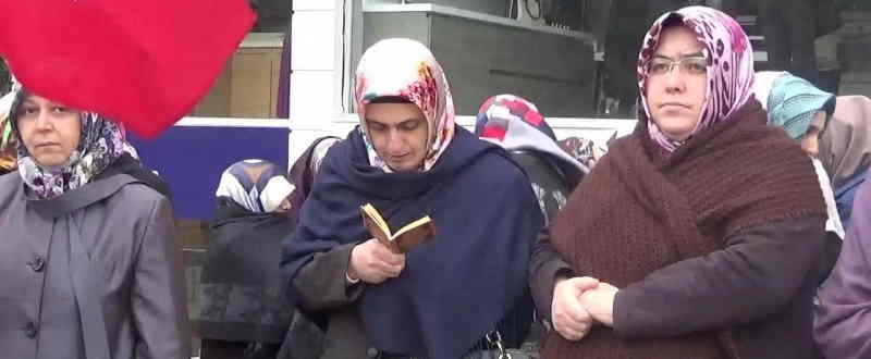 Şanlıurfa'da polis eşlerinden eylem