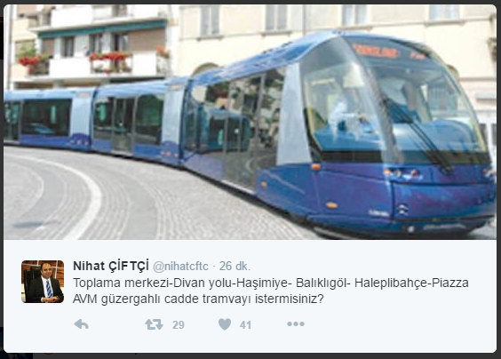 Şanlıurfa’ya Tramway Mı Geliyor?