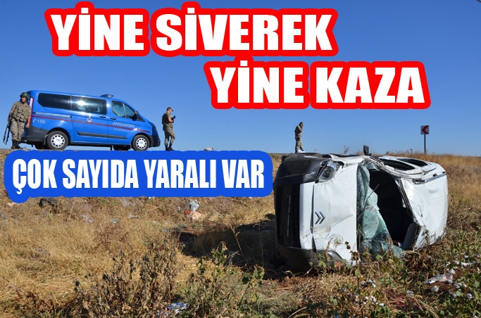 Siverek’te trafik kazası: 6 yaralı