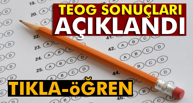 TEOG yerleştirme sonuçları açıklandı