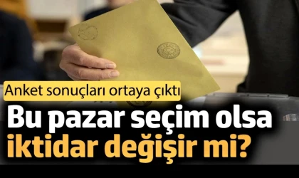 Bu pazar seçim olsa iktidar değişir mi? Anket sonuçları ortaya çıktı