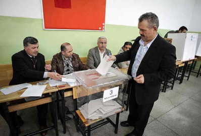 CHP üyeleri sandık başında