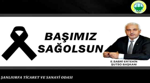 Başkan Ertekin'den Başsağlığı Mesajı