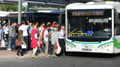 Urfa'da otobüsler ücretsiz olacak