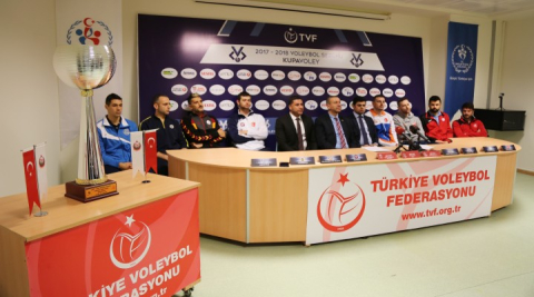 Erkekler Kupa Voley Final Etabı'nın basın toplantısı yapıldı