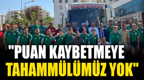 Karaköprü Belediyespor galibiyet için yola çıktı!