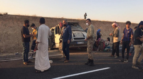 Ceylanpınar'da trafik kazası: 5 yaralı