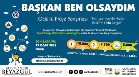 Şanlıurfa'da ödüllü yarışma başlıyor