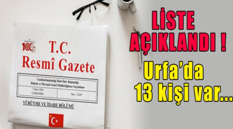 377 kişinin mal varlığı donduruldu